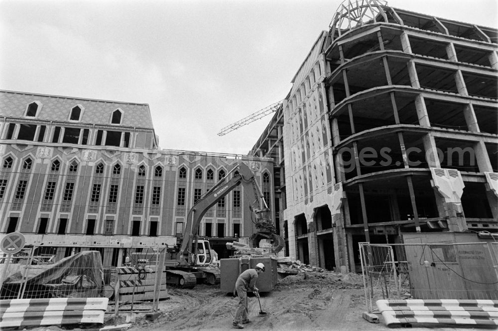 Berlin: Demolition of the Friedrichstadtpassagen in Berlin-Mitte