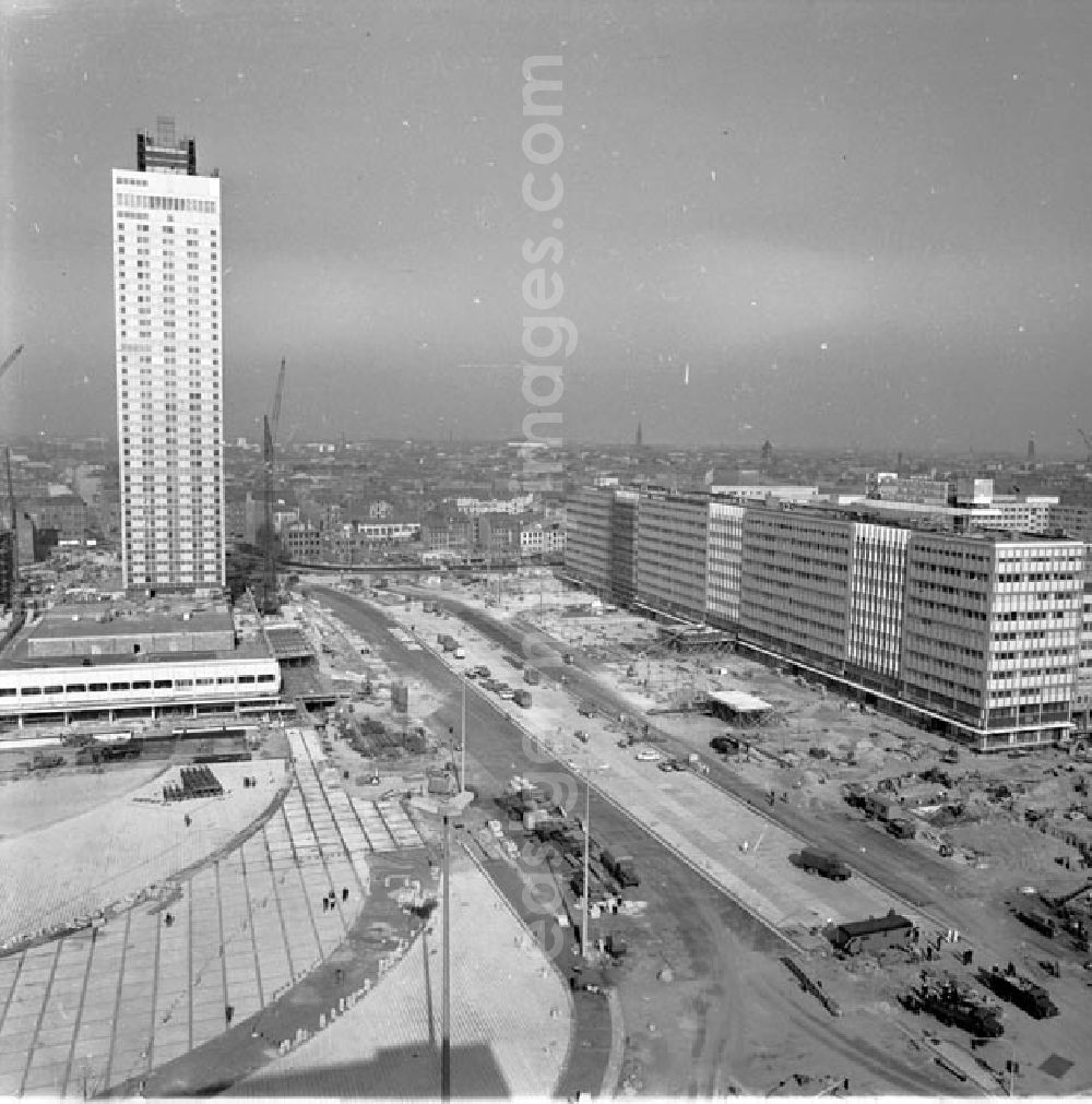 GDR picture archive: Berlin - September 1969 Tagebuch Berliner Stadtzentrum VEB-Tiefbau-Heinz Markus.