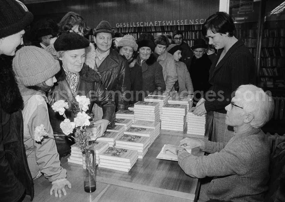 GDR photo archive: Berlin - The German author Benno Pludra (1925 - 2