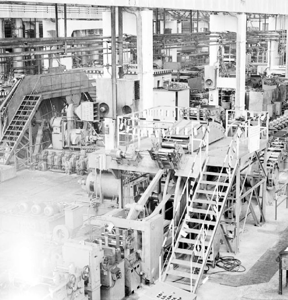 GDR image archive: Finow - Oktober 1969 Automatisierung im Walzwerk Finow