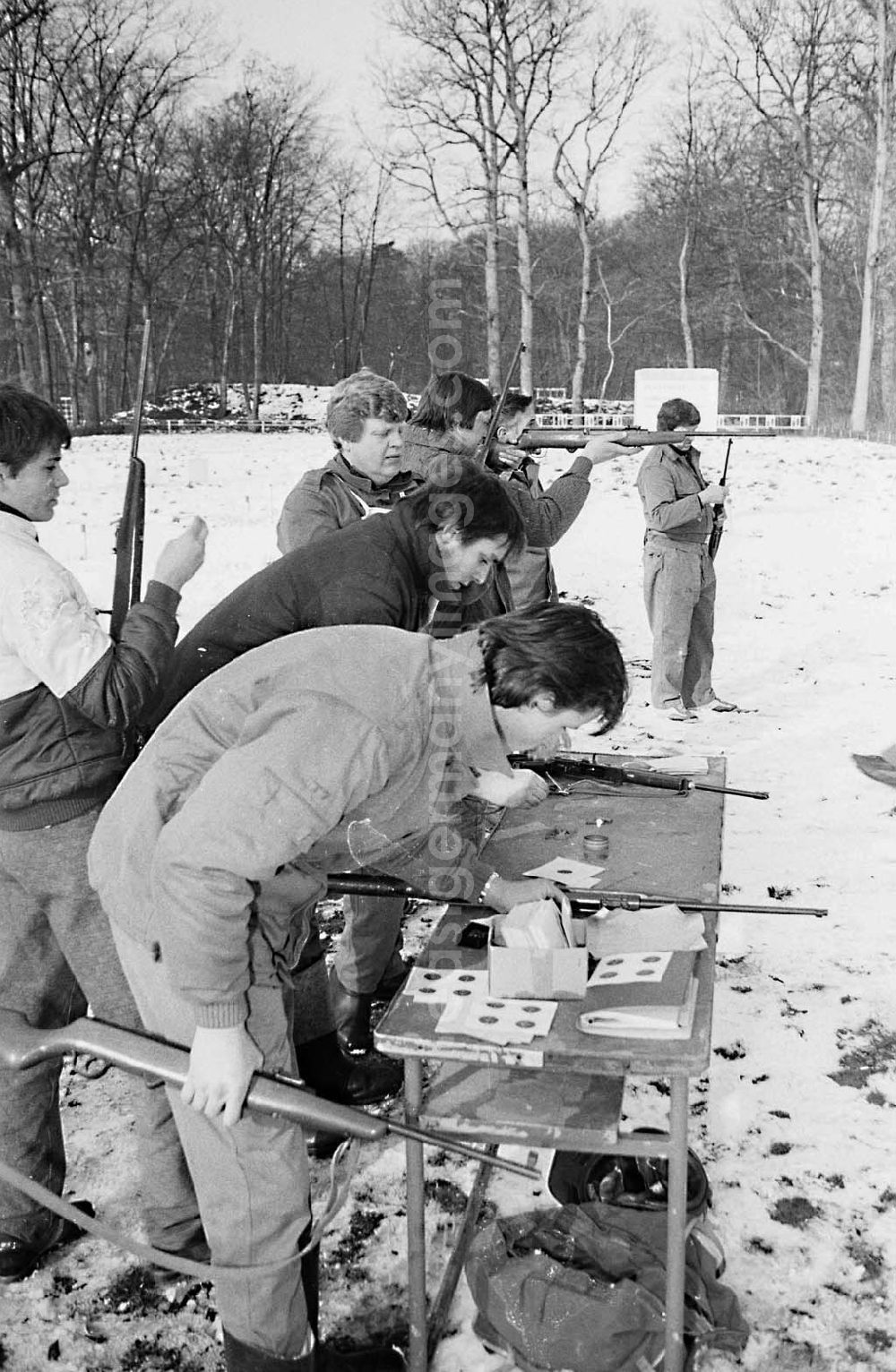 GDR image archive: Postdam / Brandenburg - BAZ Potsdam 8. Wettkampf um den Pokal des Chefs der WBK (Wehrbezirkskommando) Potsdam (Reservistenwettkampf) 05.