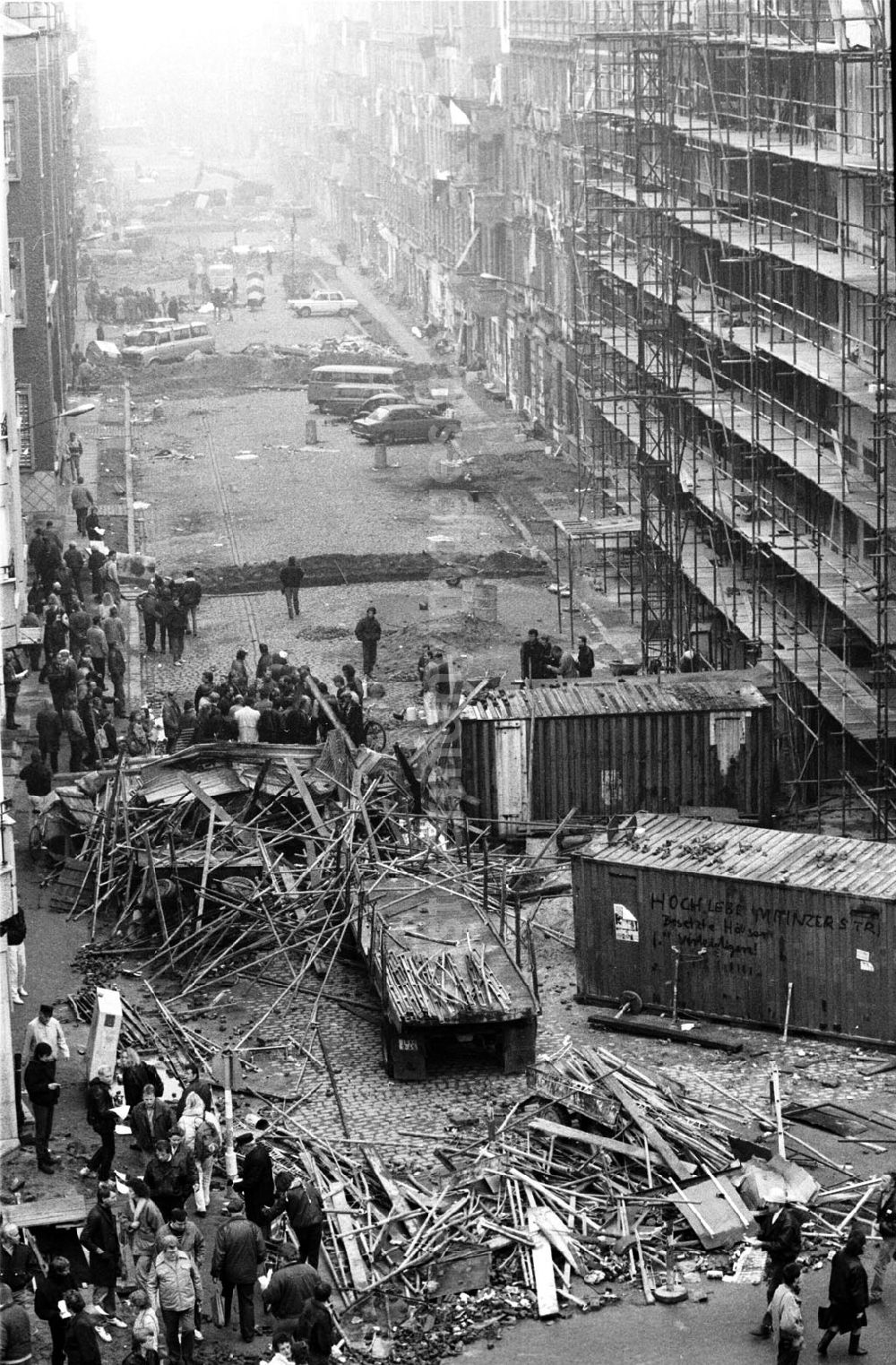 Berlin: Berlin Mainzerstr. nach der Schlacht 13.11.9