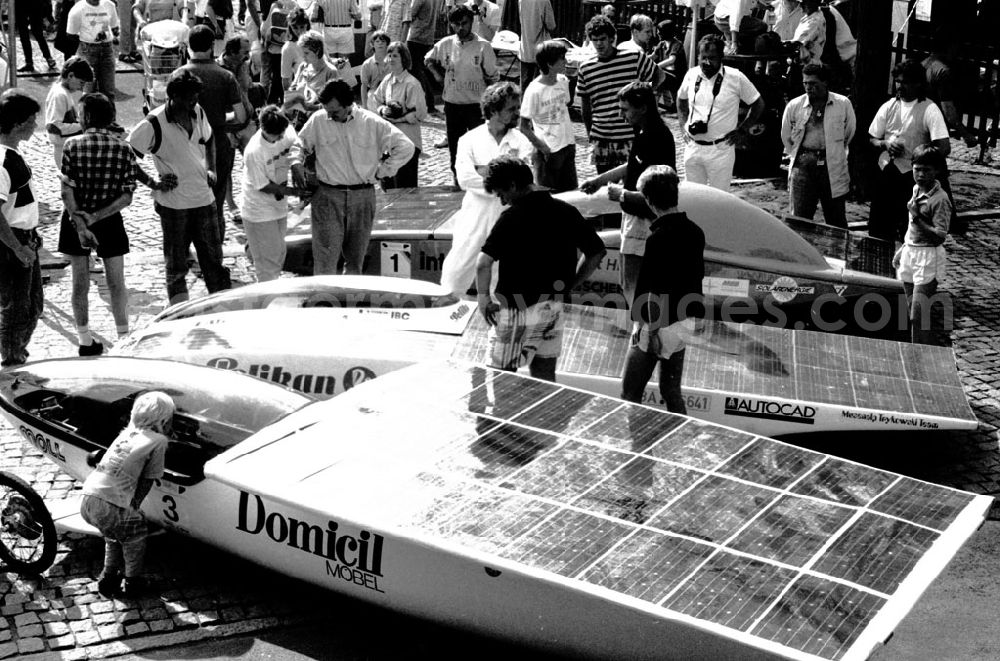 GDR photo archive: Berlin-West - Berlin-West Solarmobilrennen 11.08.9