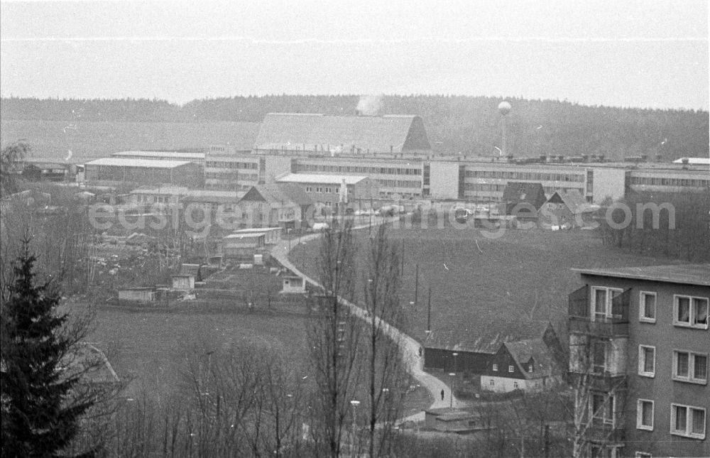 GDR picture archive: Brand-Erbisdorf - Brand - Erbisdorf in Saxony in the territory of the former GDR, German Democratic Republic