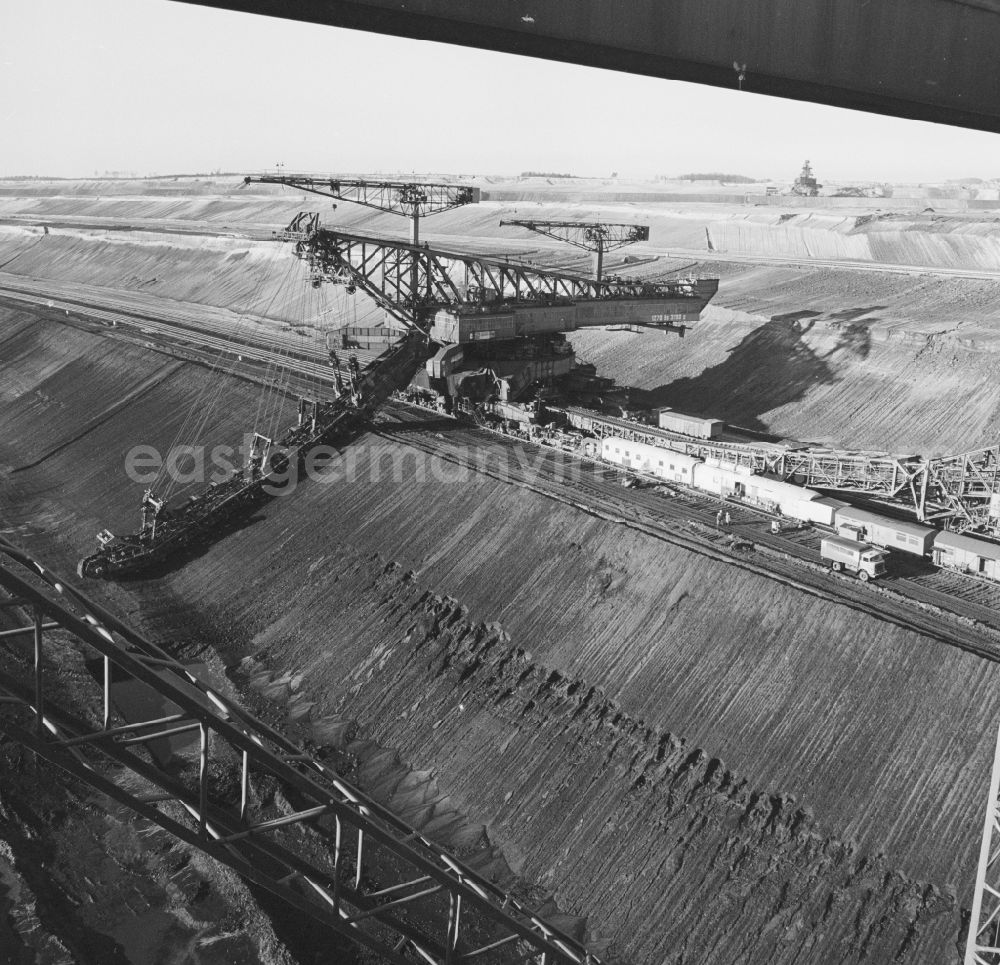 GDR image archive: Spremberg - Lignite Welzow-Sued in Spremberg in today's state of Brandenburg. The Welzow-South is located in the southern part of Lower Lusatia Spree-Neisse, which is operated by Vattenfall Europe Mining AG