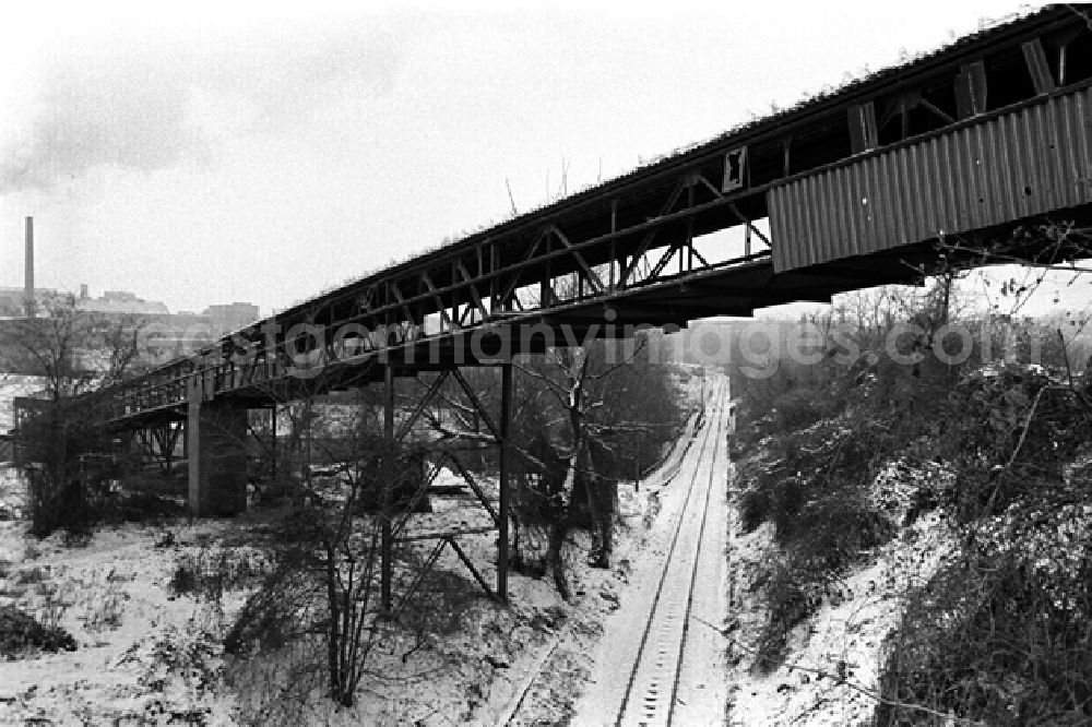 GDR photo archive: Rüdersdorf - Brücke in Rüdersdorf Schrottreserve (23)
