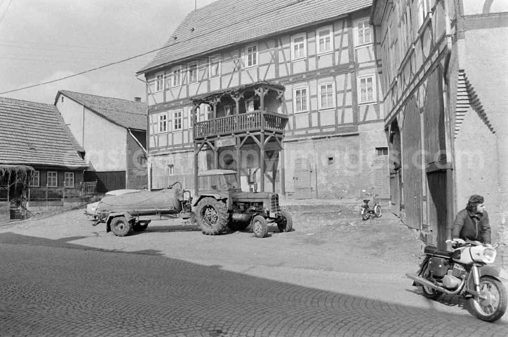 GDR picture archive: Rohr - A village called Rohr in the state Thuringia on the territory of the former GDR, German Democratic Republic