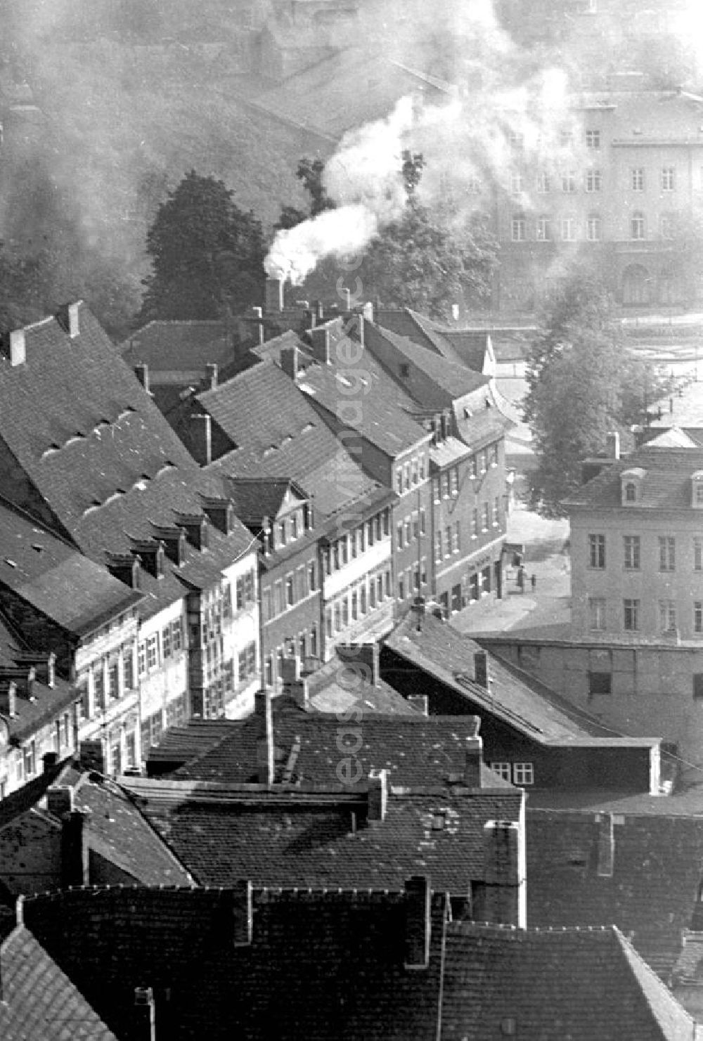 GDR photo archive: Naumburg - Blick über die Dächer der Stadt Naumburg / Saale.