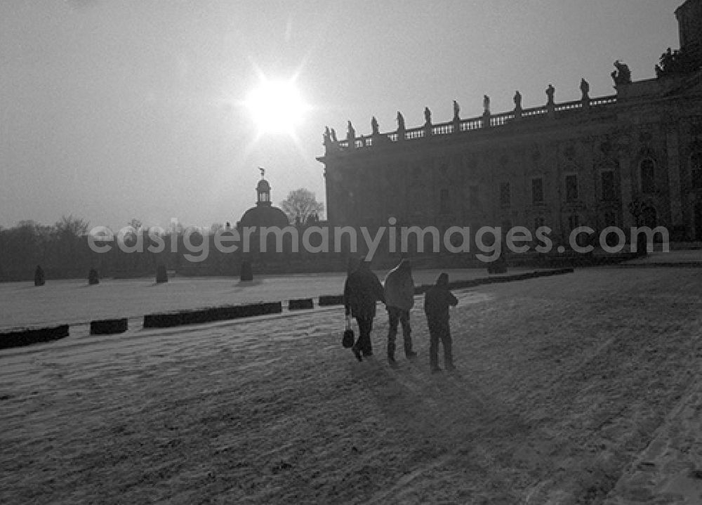 GDR image archive: Potsdam - The New Palace on the west side of the park Sanssouci in Potsdam