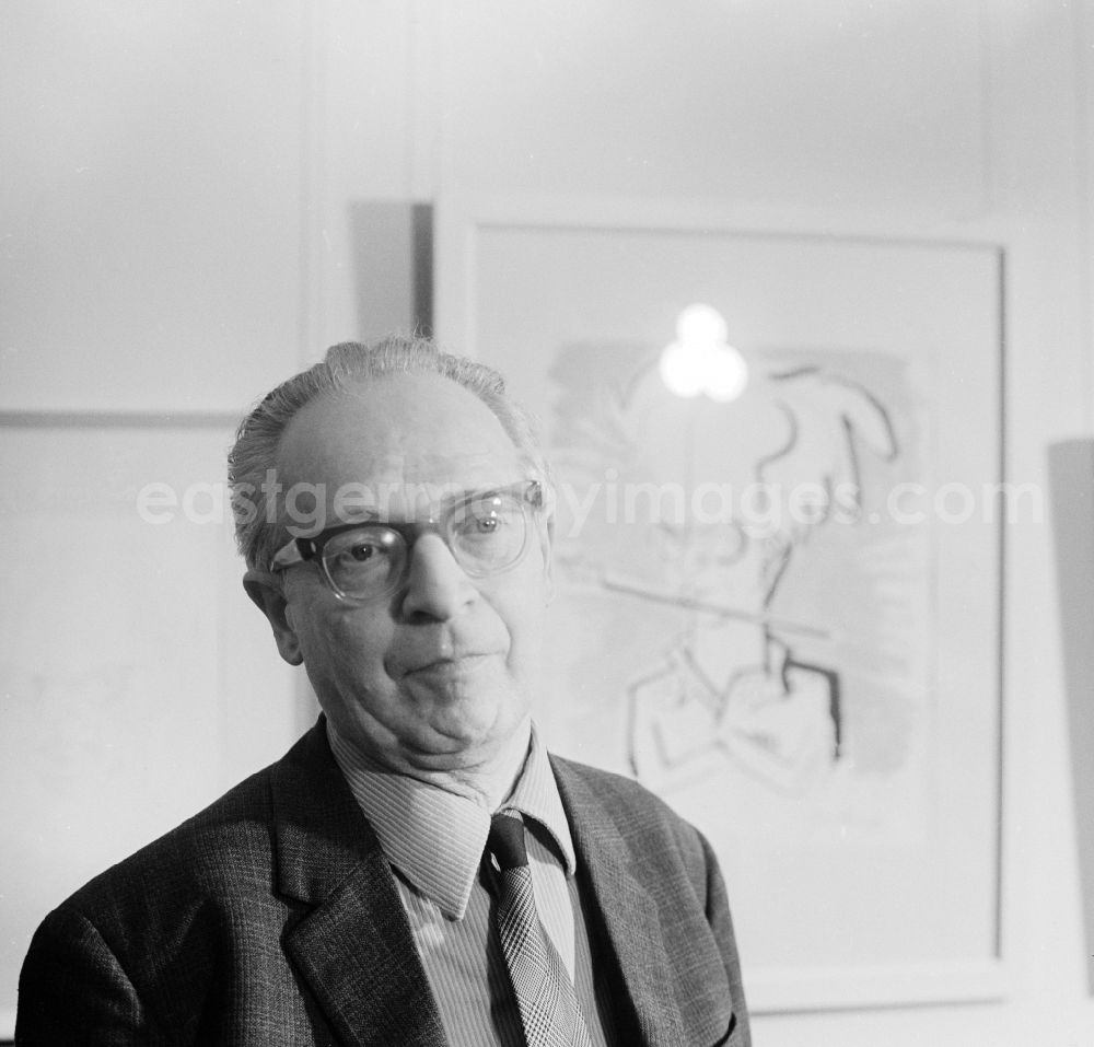 Berlin: The graphic designer and cartoonist Herbert Sandberg (19