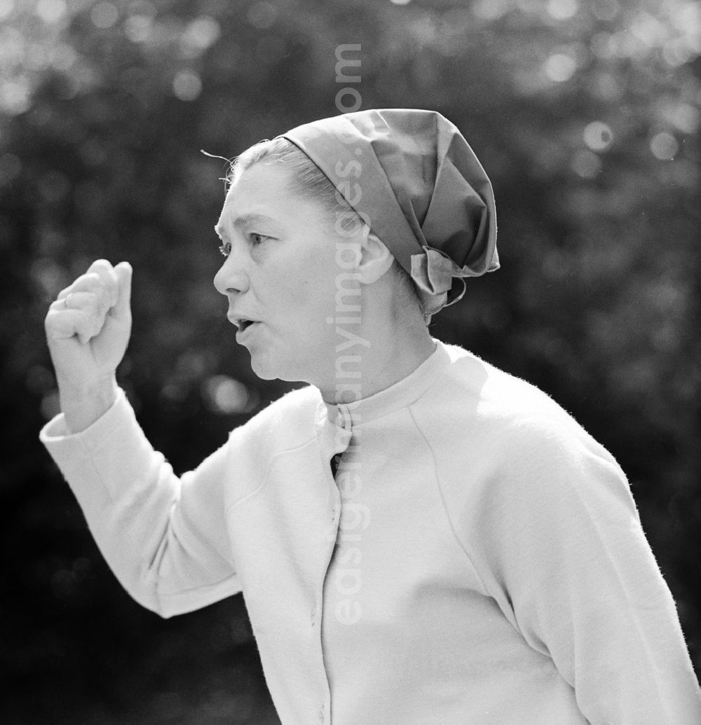 Berlin: The actress Ostara Koerner (1926 - 2