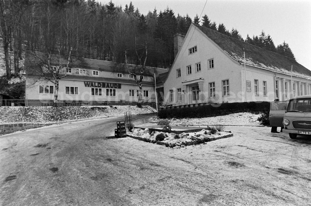 GDR photo archive: Schleusegrund - The Waldbaude in the district Giessuebel in Schleusegrund in the state Thuringia on the territory of the former GDR, German Democratic Republic