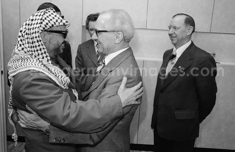 GDR image archive: Berlin - Jassir Arafat (1929 - 20