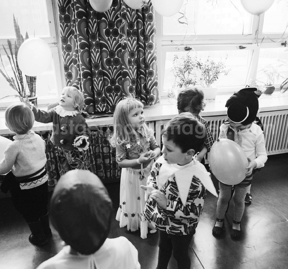 GDR photo archive: Berlin - Carnival event in a nursery school in Berlin, the former capital of the GDR, German democratic republic