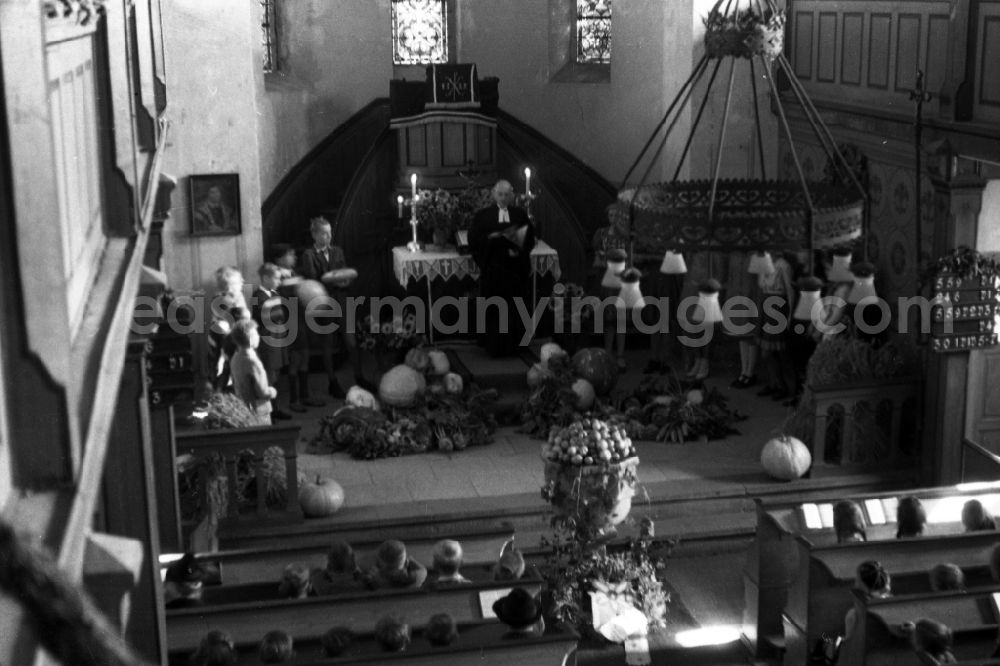 Zschopau: Festivities on the occasion of the Thanksgiving Day in Zschopau in the federal state Saxony in the area of the former GDR, German democratic republic