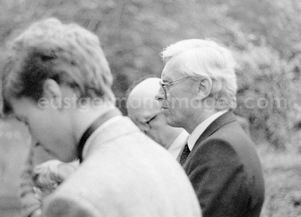 GDR picture archive: Potsdam - Friedrich-Wilhelm von Sell at the cemetery to Bornstedt in Potsdam in East Germany