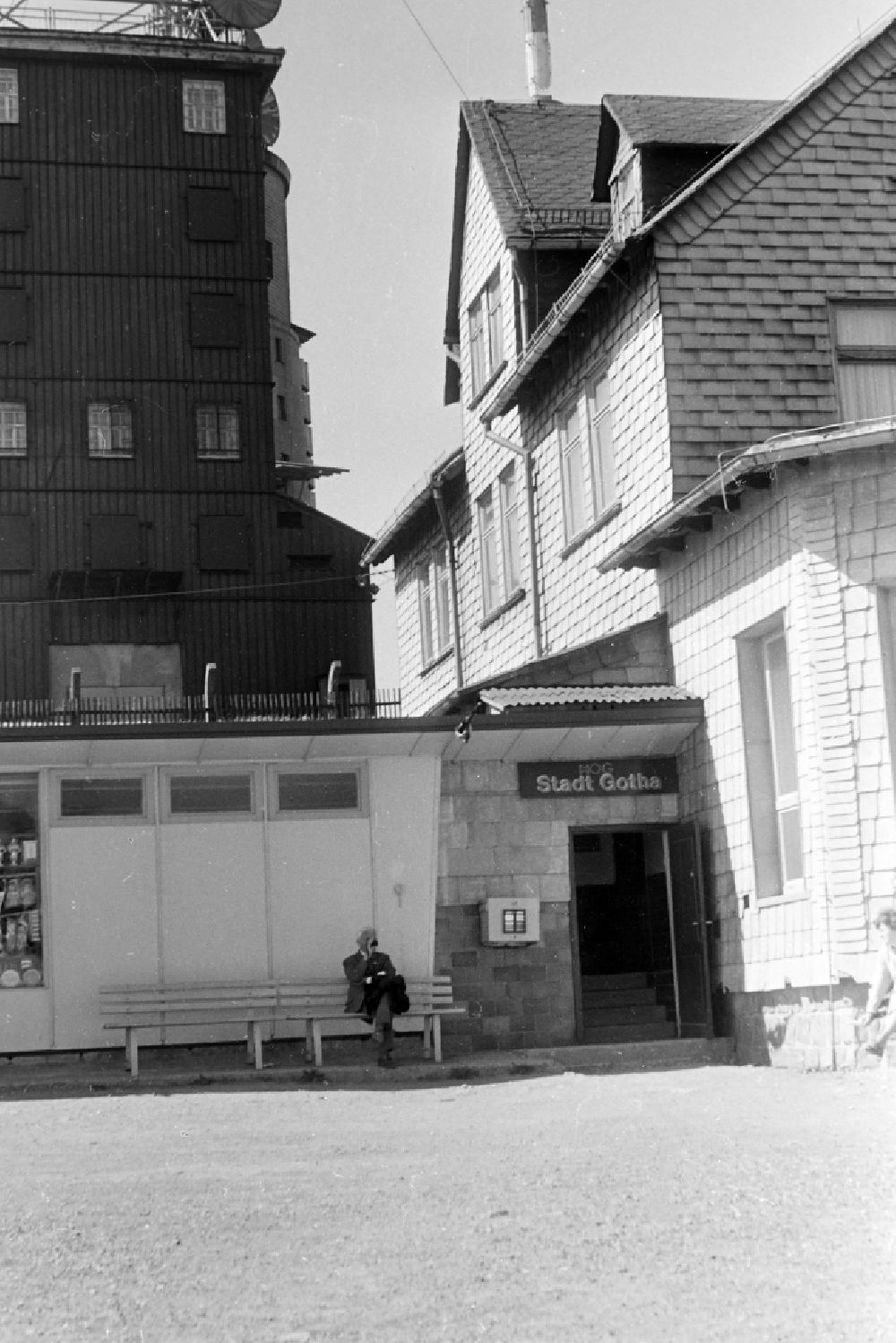 GDR image archive: Brotterode - Restaurant on the Grosser Inselsberg in Brotterode, Thuringia in the territory of the former GDR, German Democratic Republic