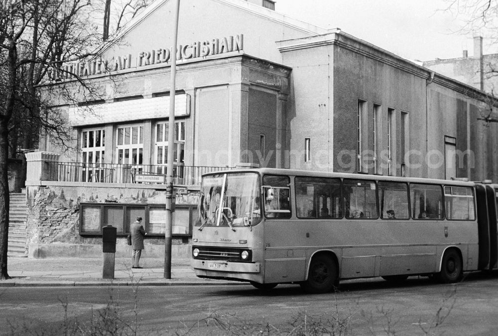 GDR picture archive: Berlin - Building of the cinema in the Friedrich's grove in Berlin, the former capital of the GDR, German democratic republic. In 1995 director Michael Verhoeven bought the building from the trust and let it renovate together with the Yorck Kino GmbH and do alterations