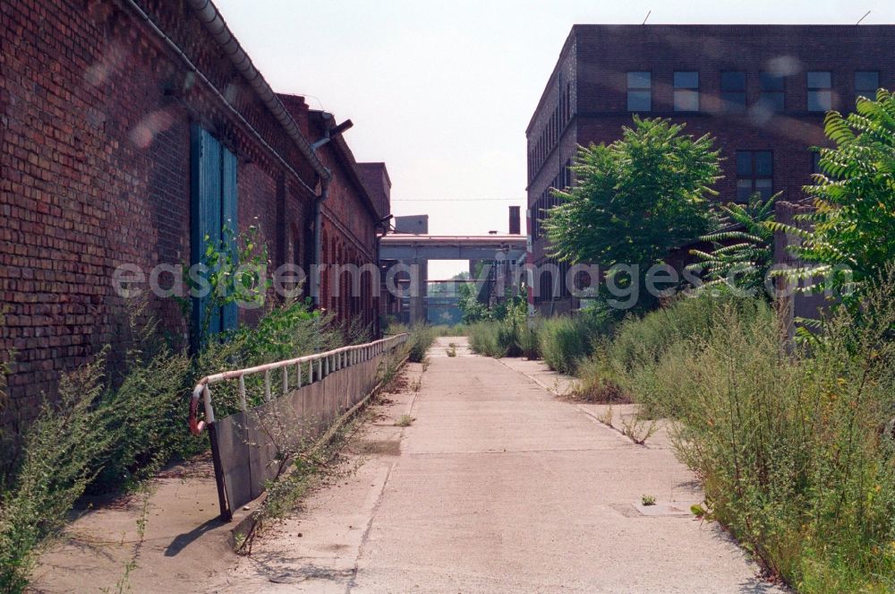 GDR image archive: Berlin - Overlooking the former site of the prison Rummelsburg in Berlin, the former capital of the GDR, German Democratic Republic. The facility was used as a detention facility in the police. It offered space for up to 90