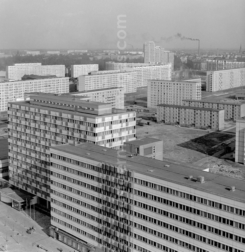 Berlin: The building complex House of statistics at the former Hans Beimler road today Otto-Braun-Strasse in Berlin, the former capital of the GDR, the German Democratic Republic. After the completion of construction in 197