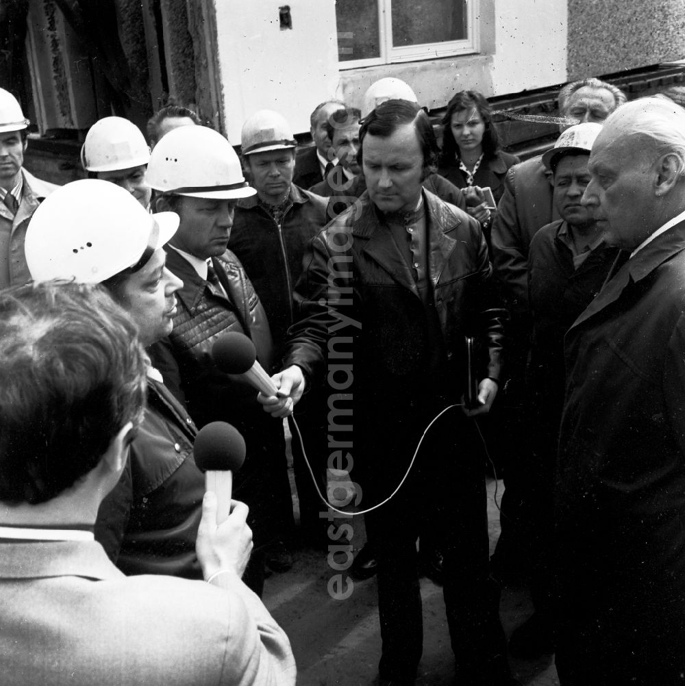 GDR image archive: Hoyerswerda - The German trade unionist and politician Herbert Warnke (19