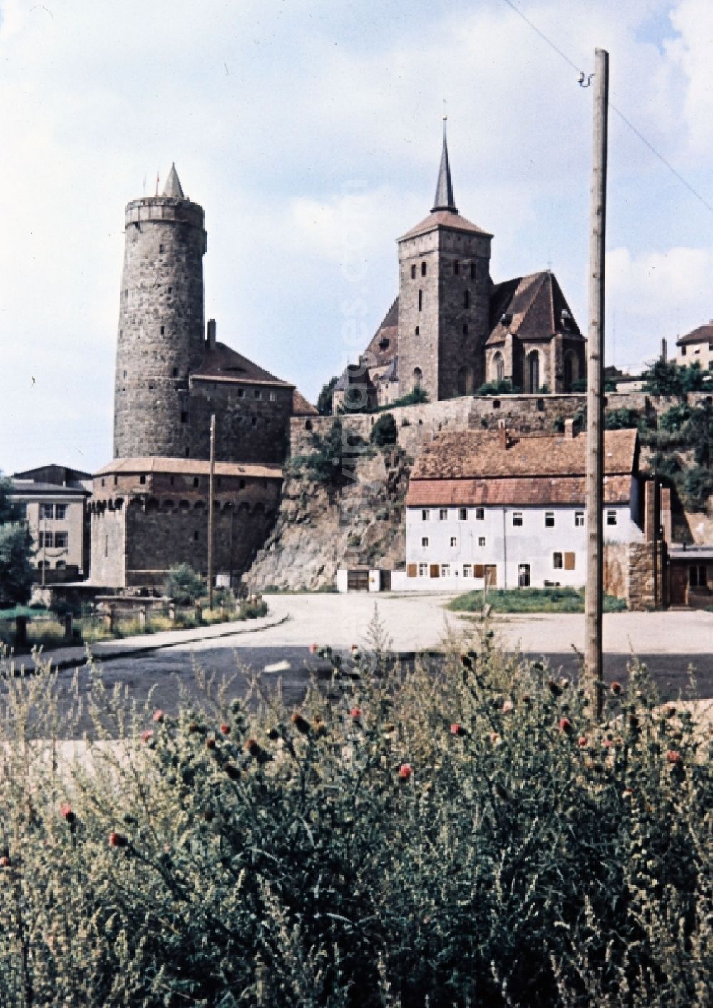 GDR image archive: Bautzen - Attractions of the historic old town in the center in Bautzen in the state Saxony on the territory of the former GDR, German Democratic Republic