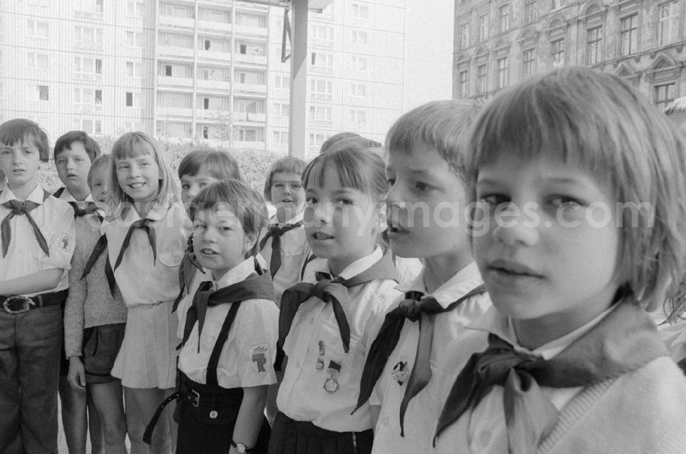 Berlin: Young Pioneers in Berlin, the former capital of the GDR, the German Democratic Republic