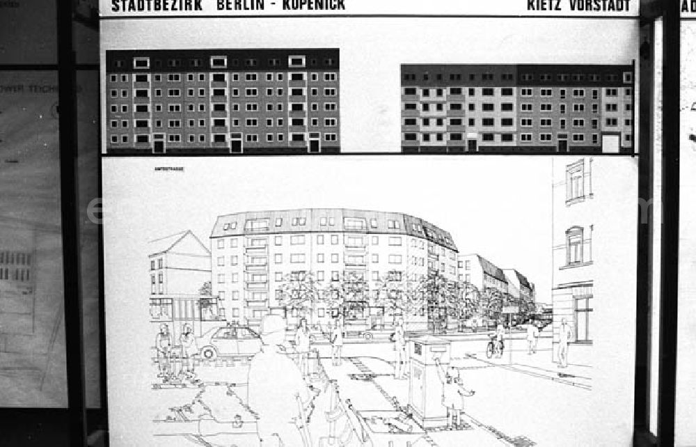 GDR picture archive: - 11.12.1986 Kartenhaus der Bauausstellung Umschlagnr.: 1345