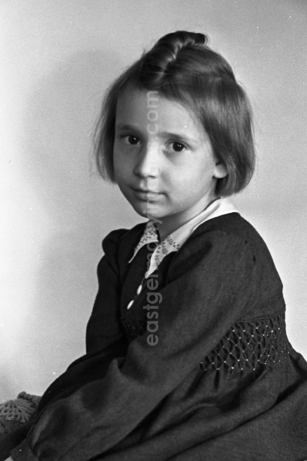 Merseburg: Little girl in the portrait in Merseburg in the federal state Saxony-Anhalt in Germany