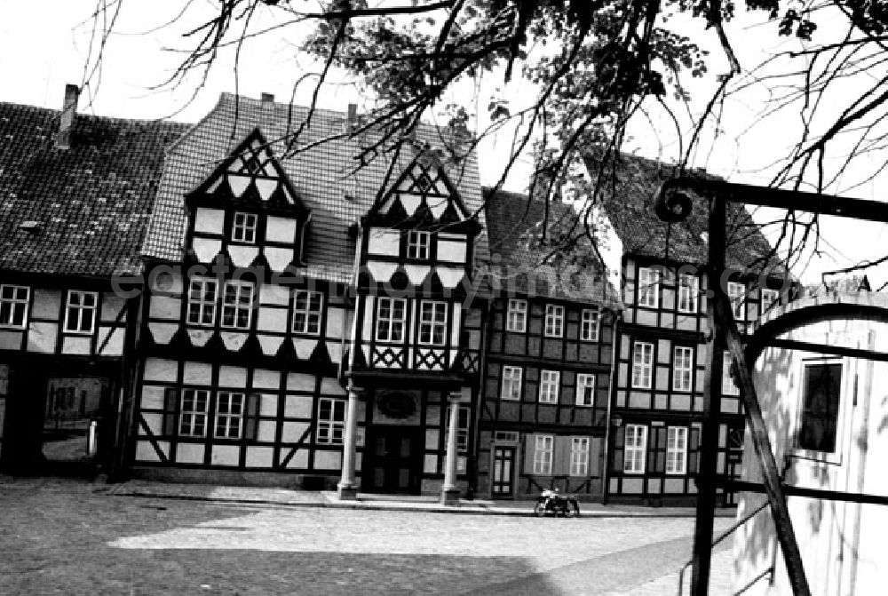 Quedlinburg: Mai 1973 Quedlinburg Städtebild.