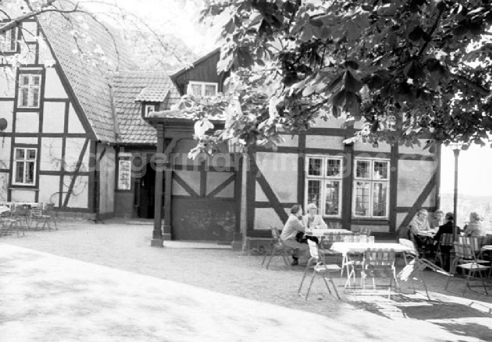 Quedlinburg: Mai 1973 Quedlinburg Städtebild.