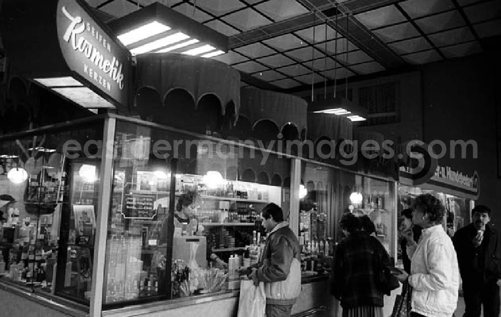 GDR image archive: - 17.11.1986 Markthallen - Impressionen Umschlagnr.: 1265