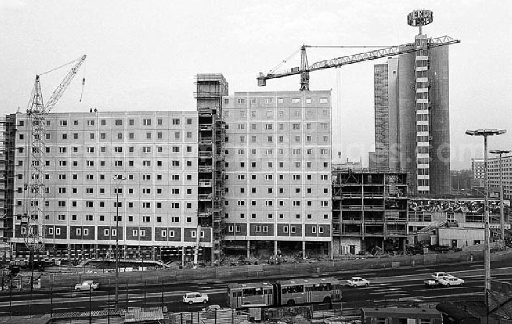 GDR image archive: Berlin-Mitte - 26.11.1982 Neubau bei Memhardstraße in Berlin-Mitte Umschlagnr.: 1167