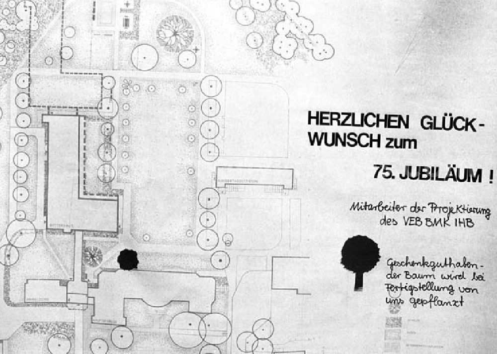 GDR photo archive: Berlin-Weissensee - 11.09.1986 Neubau Säuglings- und Kinder-Krankenhaus Theodor Auerbach in Berlin - Weissensee Umschlagnr.: 1