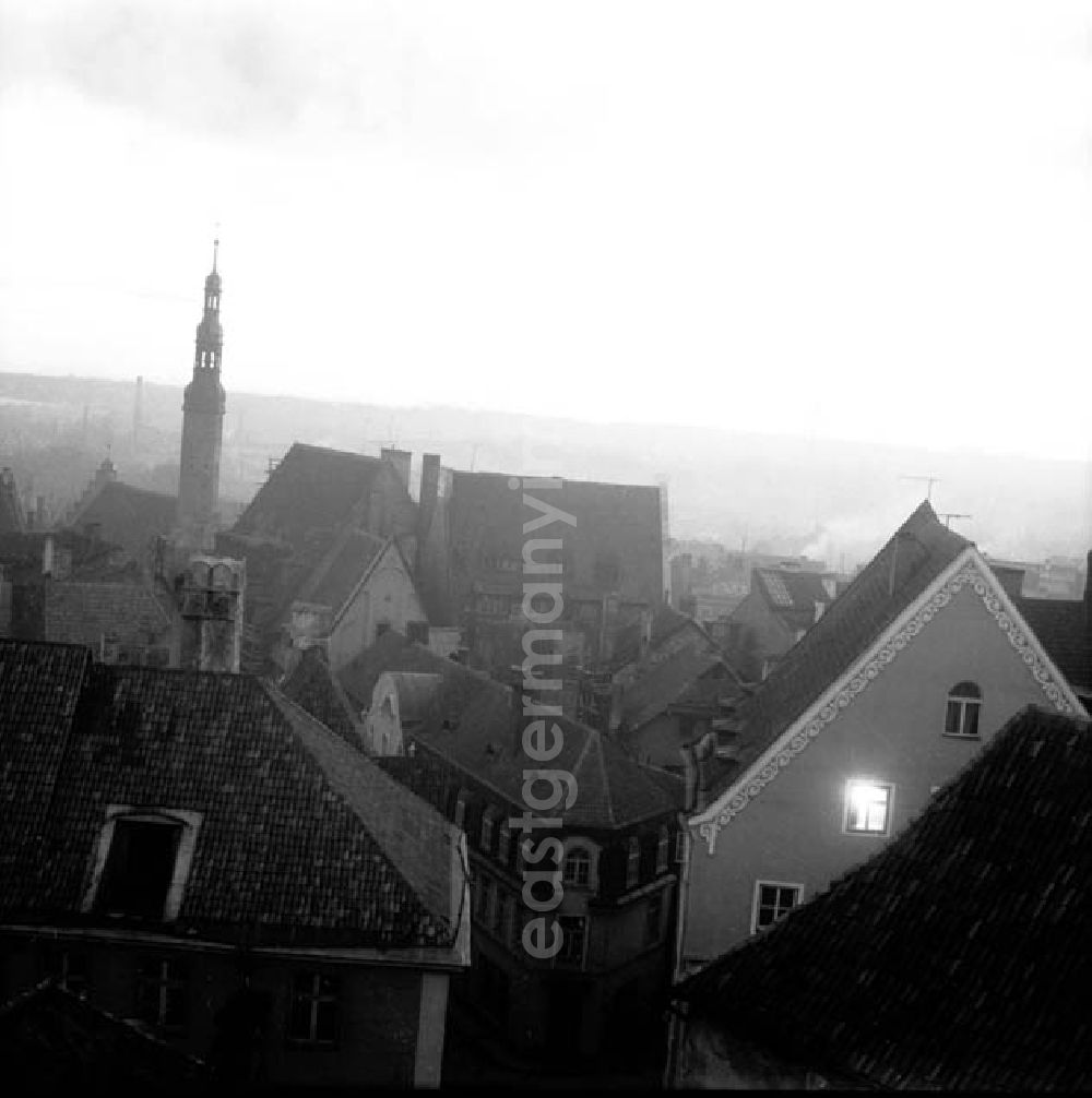 GDR image archive: Tallinn / Estland - November 1966 Tallinn: Stadtansicht Blick vom Domberg