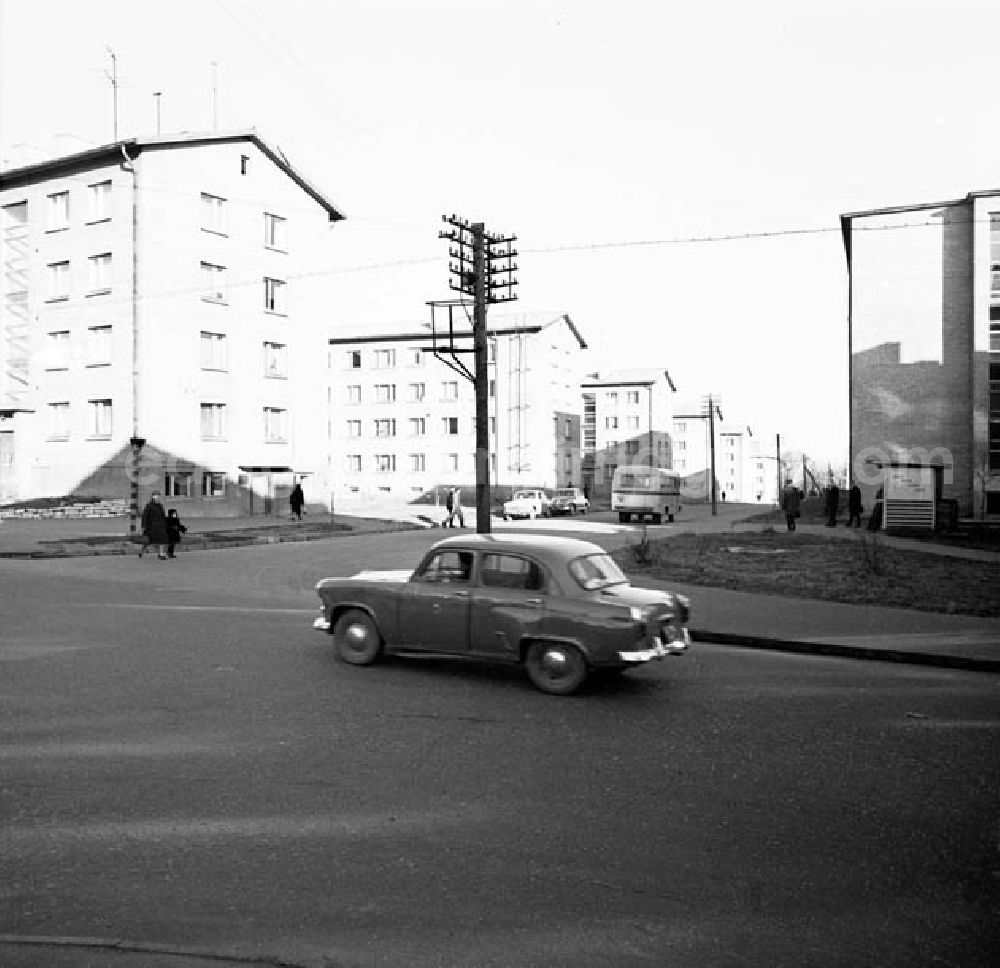 GDR photo archive: Tartu / Estland - November 1966 Tartu in Estland: Blick auf die Stadt Universität