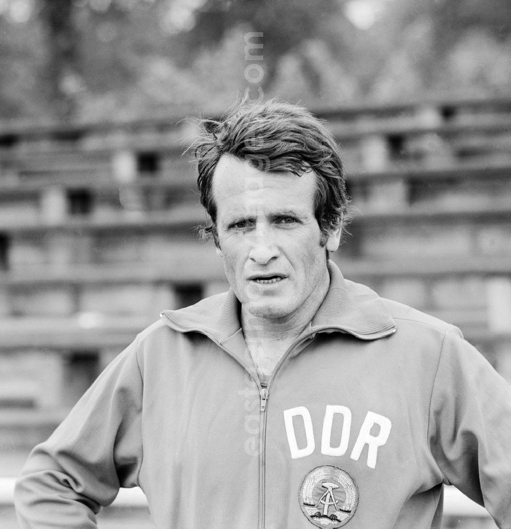GDR photo archive: Potsdam - Peter Frenkel, German athlete and Olympic champion in the 2