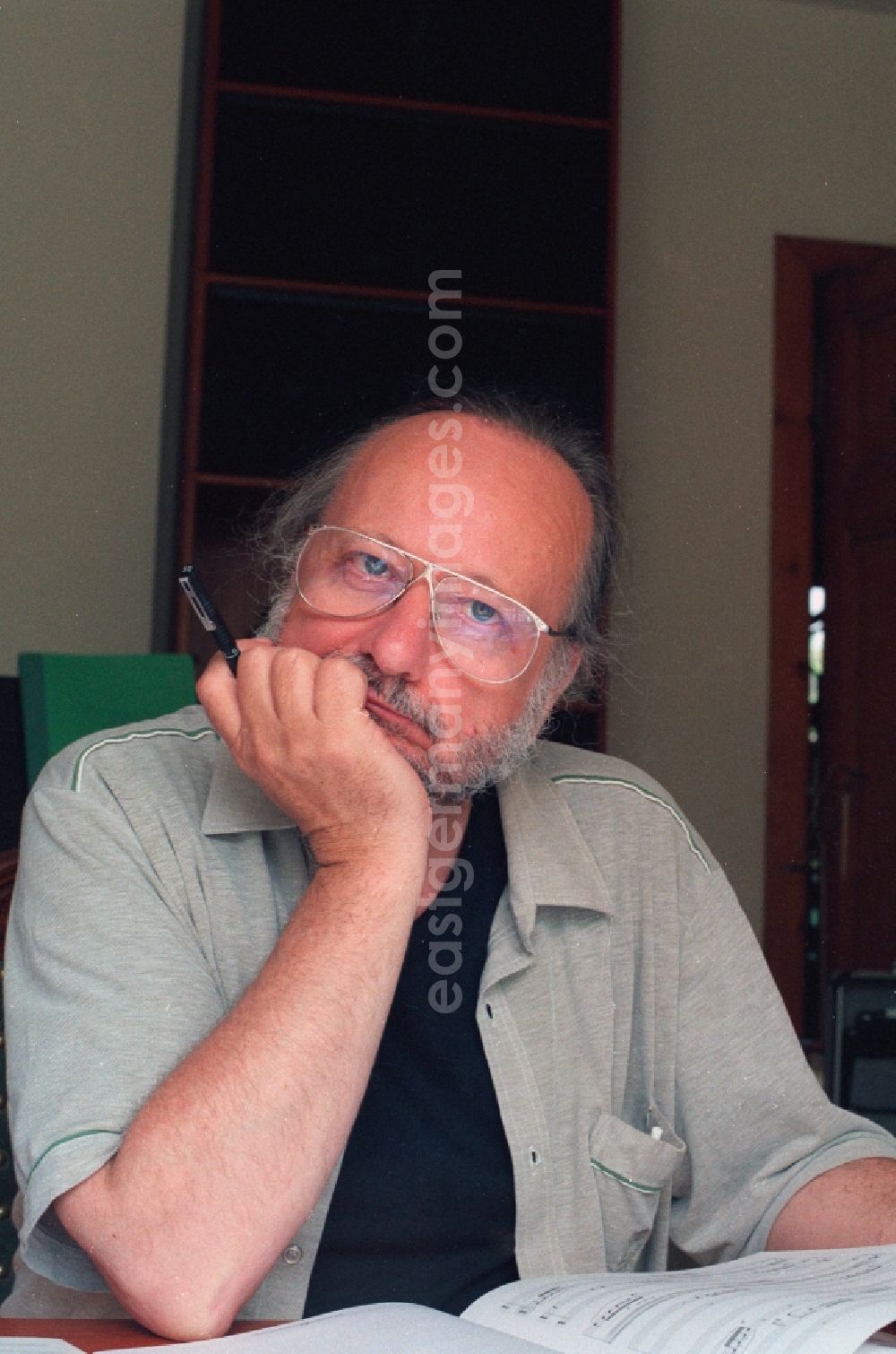 GDR image archive: Berlin - Peter Gotthardt German composer, musician and publisher in Berlin. He composed more than 50