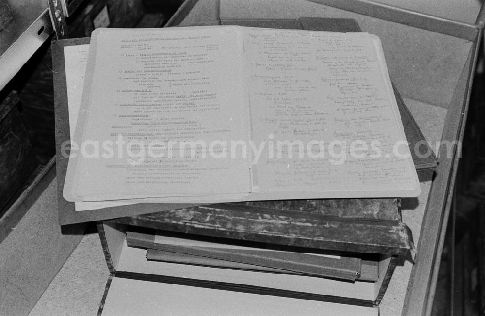 GDR image archive: - Pieck-Dokumente Zentrales Parteiarchiv Umschlagnummer: 7369