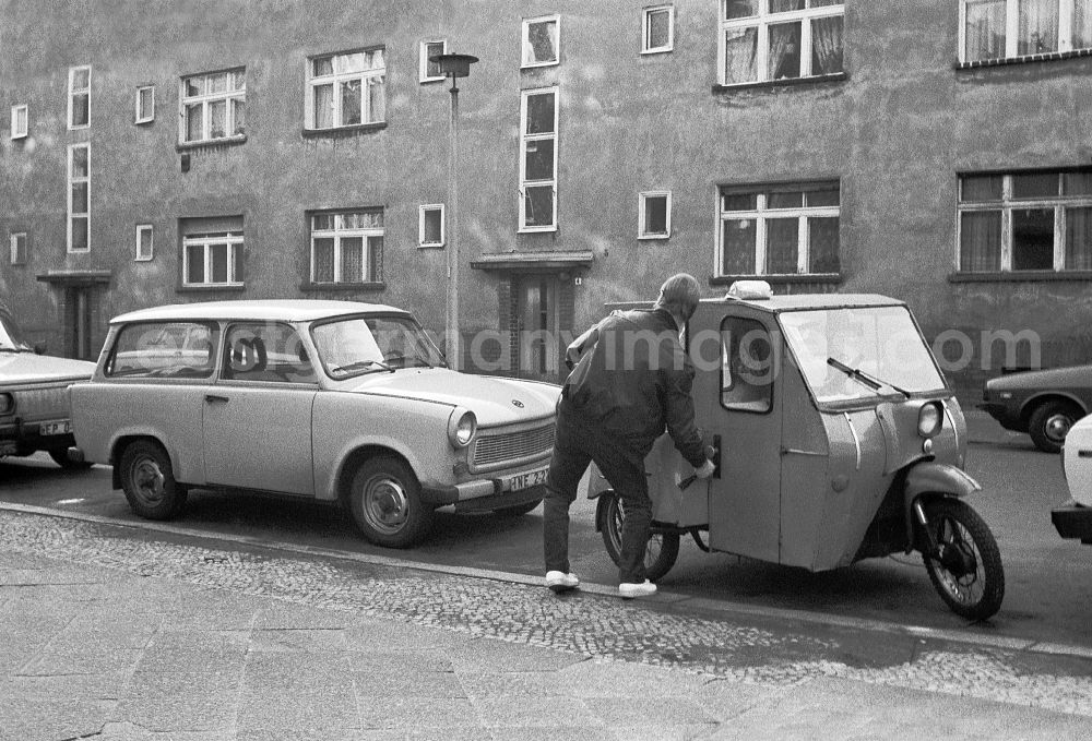 GDR photo archive: Berlin - Car - motor vehicle Trabant P6