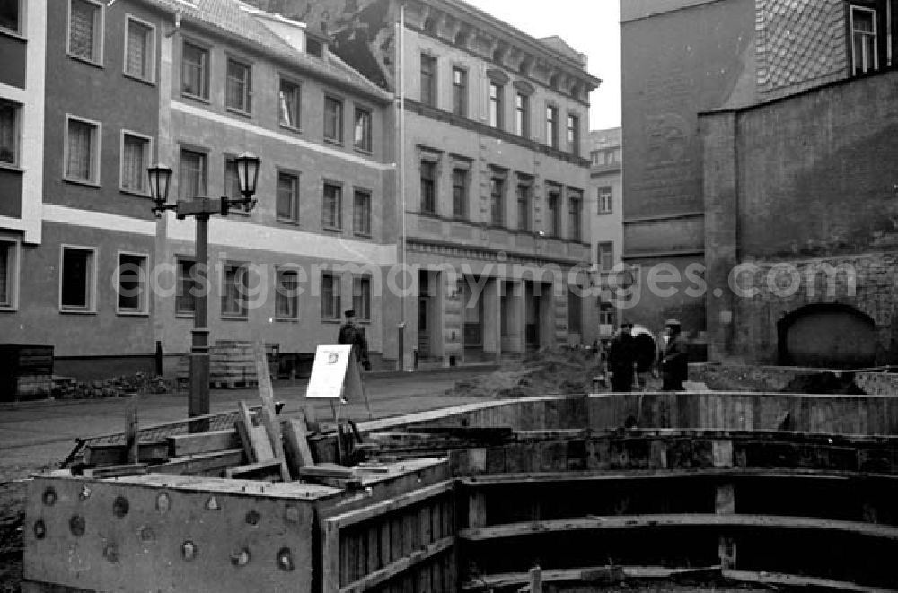 GDR photo archive: Weißenfels - 11.12.1986 Rundgang durch die Stadt Weißenfels mit einigen Markten und Sehenswürdigkeiten.