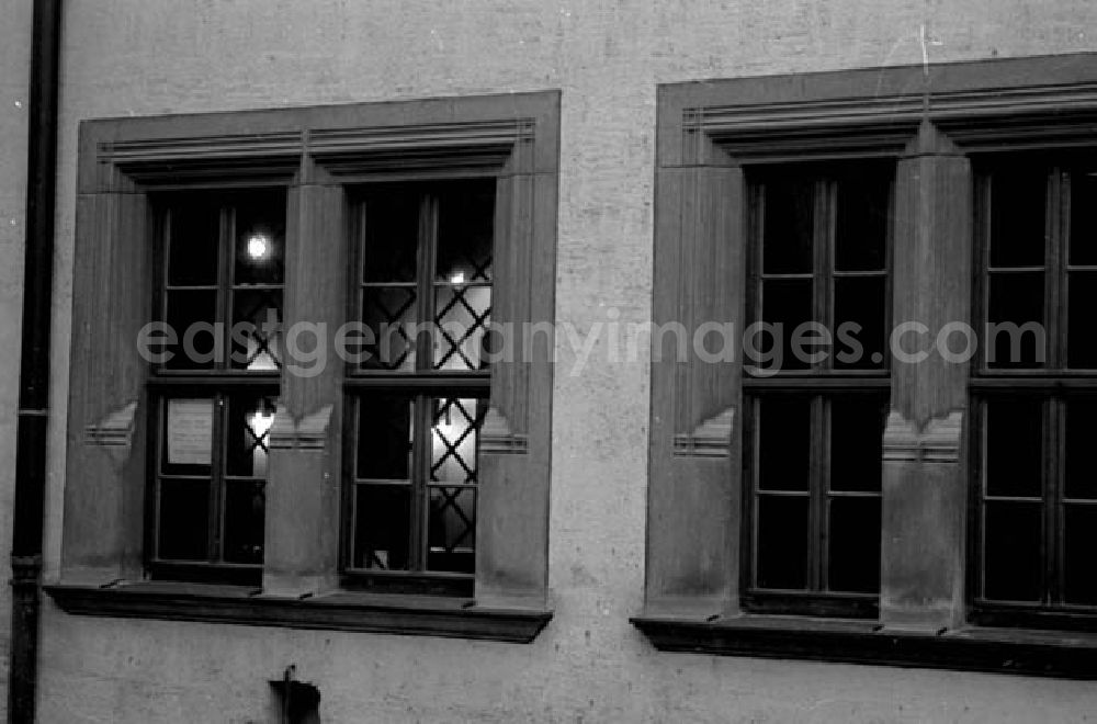 Weißenfels: 11.12.1986 Rundgang durch die Stadt Weißenfels mit einigen Markten und Sehenswürdigkeiten.