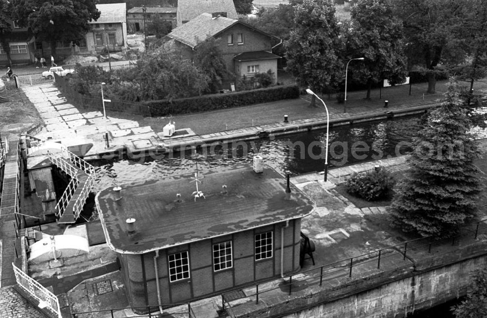 GDR picture archive: Wernsdorf - Schleuse in Wernsdorf hat 100jähriges Bestehen 03.