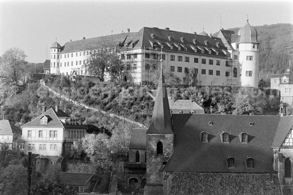 GDR picture archive: Stolberg (Harz) - Schloss FDGB Ferienheim Comenius in Stolberg (Harz) in the federal state of Saxony-Anhalt in the territory of the former GDR, German Democratic Republic