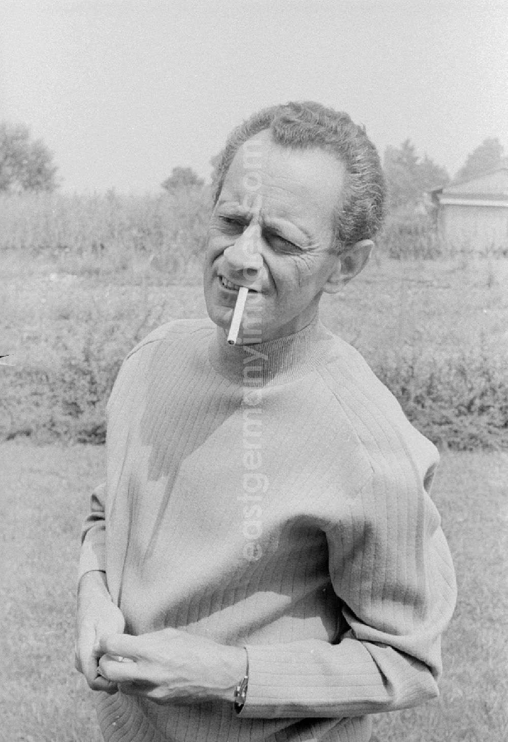 GDR image archive: Zeuthen - The author Dieter Noll (1927 - 20