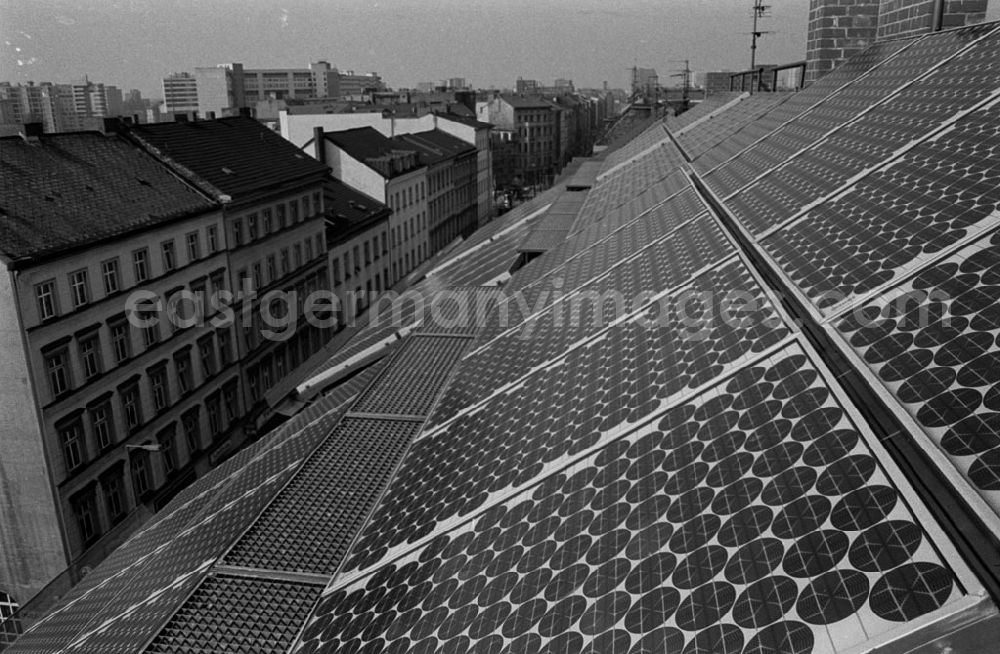 : Sonnenkollektoren Oranienstraße Umschlagnummer: 7322