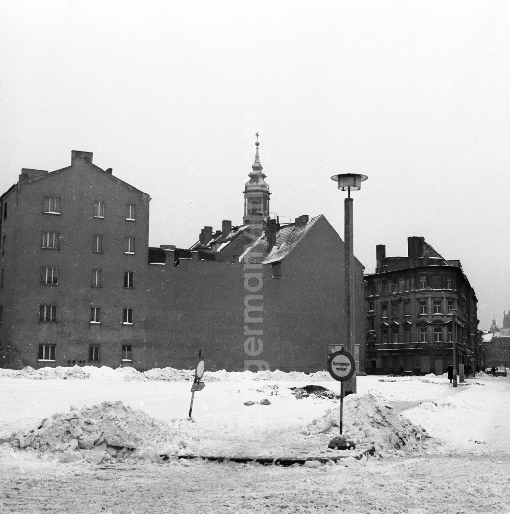 GDR picture archive: Berlin - Town views in winter of Berlin, the former capital of the GDR, German democratic republic