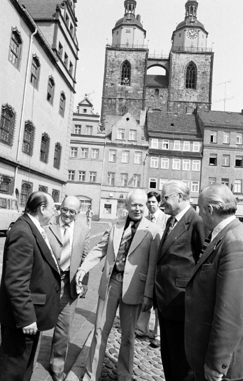 Lutherstadt Wittenberg: Guided tour and sightseeing on the occasion of a city tour General G. Goettnig in Lutherstadt Wittenberg in the federal state of Saxony-Anhalt on the territory of the former GDR, German Democratic Republic