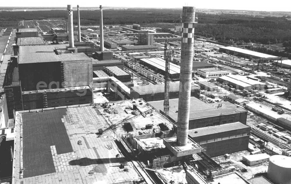 GDR image archive: Lubmin - Decommissioned nuclear power plant in Lubmin in the state Mecklenburg-Western Pomerania on the territory of the former GDR, German Democratic Republic