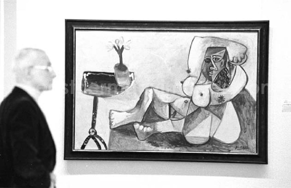 GDR picture archive: Berlin - Austellung in der Neuen Nationalgalerie mit Werken von Pablo Picasso 13.1.1994 Umschlagsnr.: 1994-12
